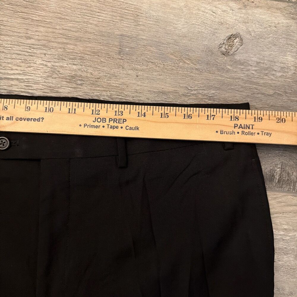 Ralph Lauren 38x30* Wool Dress Pants Navy Blue High Performance Pleated Classic - Picture 4 of 7